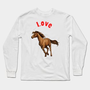 Love Horses Long Sleeve T-Shirt